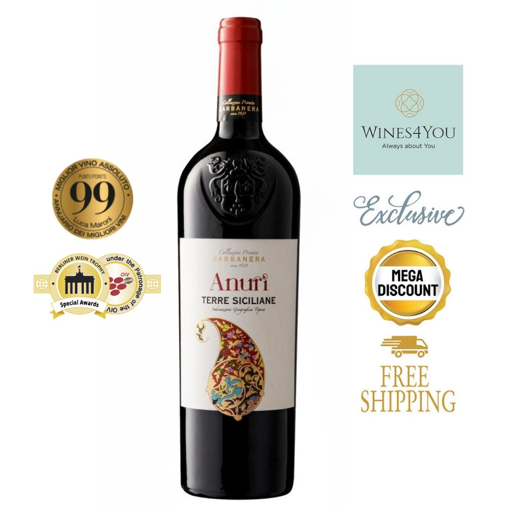 Barbanera Anurì Siciliane Rosso Italy Red Wine 2022